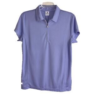 NWT Daily Sports Macy Cap Sleeve Polo Shirt Women’s XL Light Violet UPF 30+